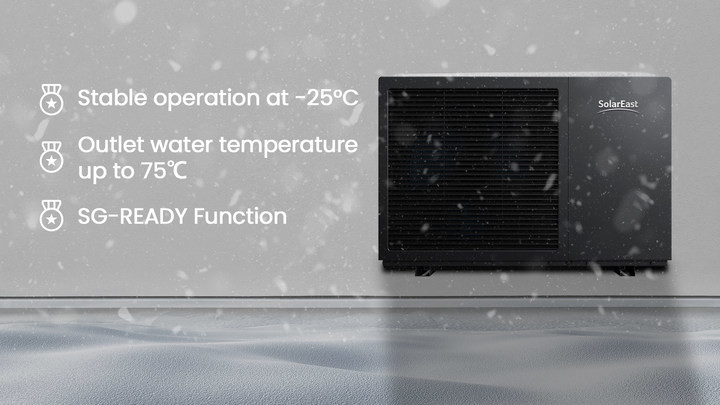 Freestanding топление Monoblock и охлаждая источник воздуха теплового насоса 12KW под холодным климатом